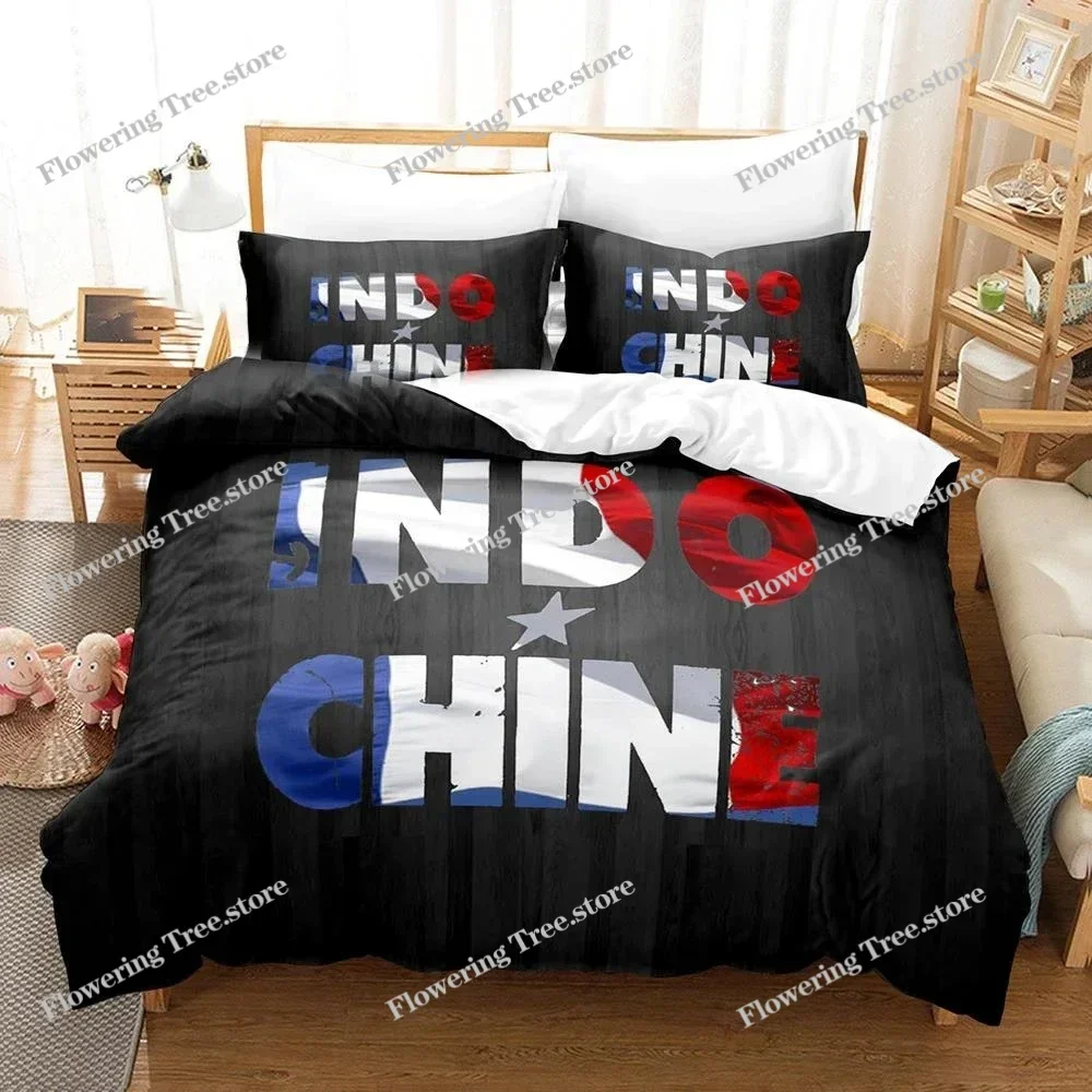 

3D Print Indochine Rock Bedding Set Pillowcase Single Twin Full Queen King Size Bed Set Aldult Kid Bedroom Duvetcover Sets