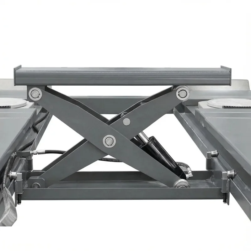 PrimeSelect Four Post Lift With Second Car 4 & Tons Capacity 00Mm Lifting Height Electric & Hydraulic Drive