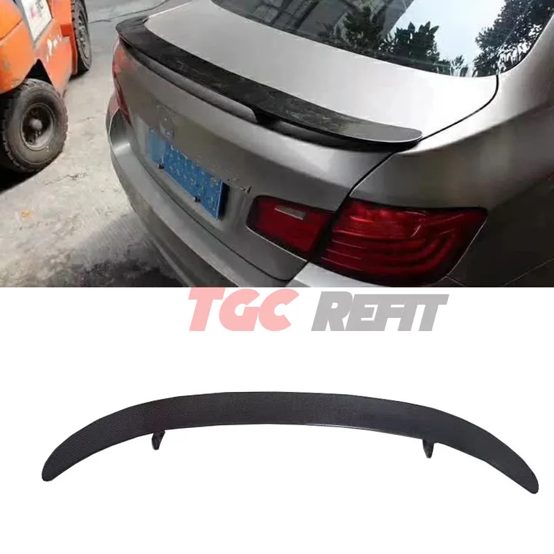 

Carbon Fiber Rear Spoiler Wing For BMW 5 Series GT F07 Hamman Style Trunk Spoiler High Kick Spoiler Car Accessories Rear Wing
