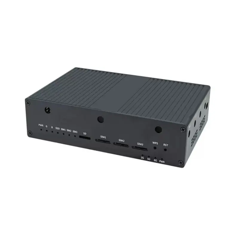 Aluminum Metal Case for Banana Pi R4 BPI-R4 Development Board, Fanless CNC Aluminum Alloy Shell