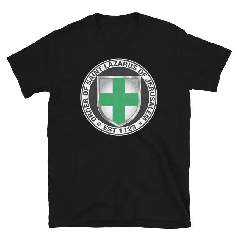 Camiseta con escudo de la Orden de San Lázaro de Jerusalén