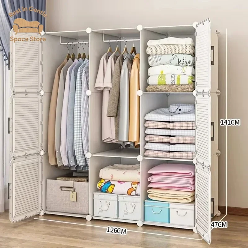 Aesthetic Display Wordrobe Partitions Dressing Rooms Space Saving Storage Waredrobe Organizer Women Vestidores Home Furniture