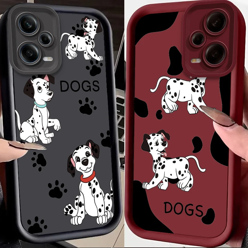 101 Spotted Dog Disney Cartoon Eye Ladder For Xiaomi Redmi Note 13 12 12C 11 11S 10 10C 10A 9C 9A Pro 5G Funda Phone Case