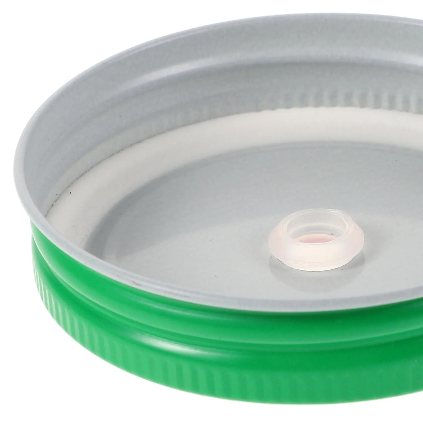 

16pcs Tinplate Cup Lids Straw Hole Lightweight Fruit Pattern Mason Jar Covers Reusable Sealed Canning Lids Leak Proof Metal