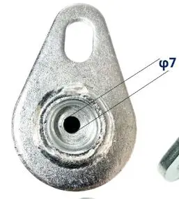 

Applicable to accessory partsForklift Assy Locking Hydraulic Tilt Cylinder Pin for Heli 3t Short H22A8-00201