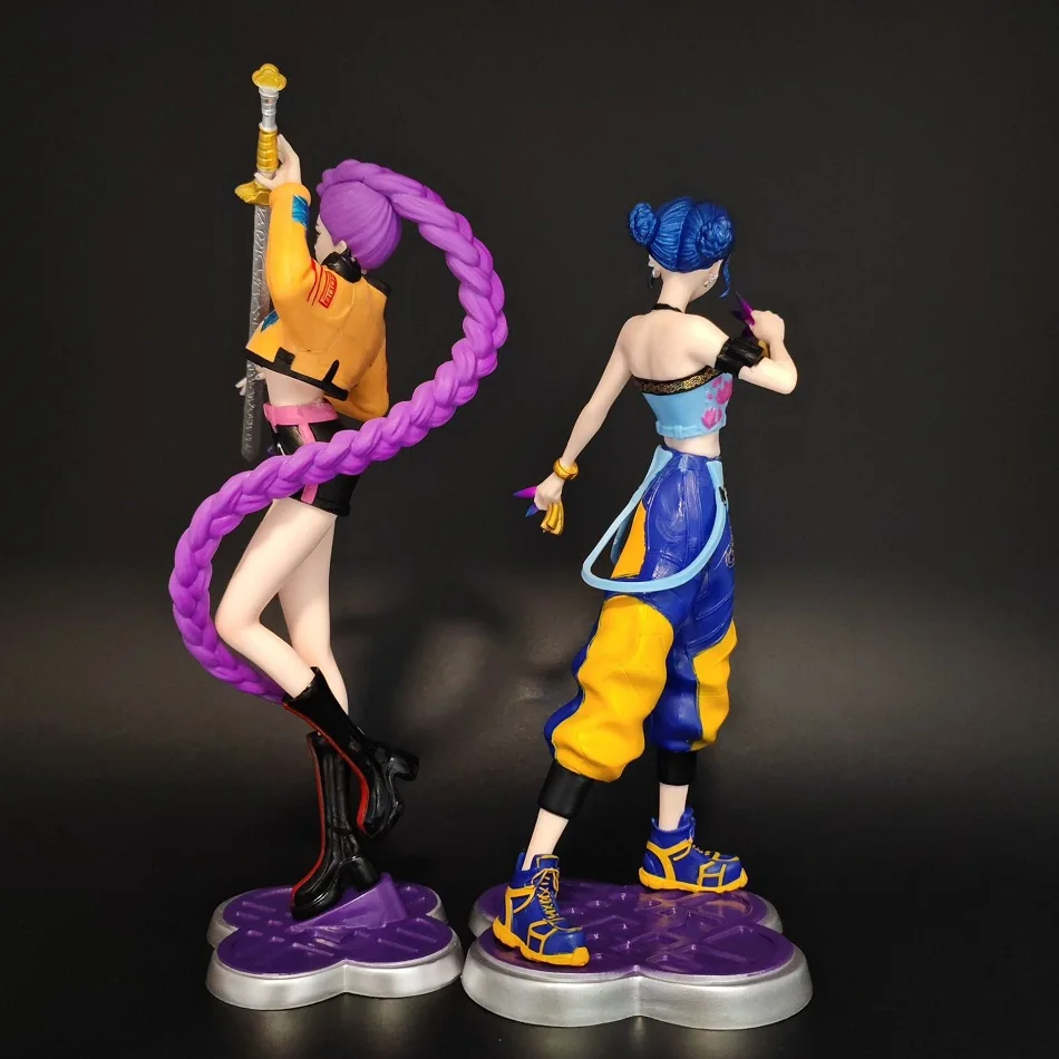 Heißer 22cm Anime KPop Teufel Hunter Statue Spielzeug Puppe Rumi Zoey Action Figure PVC Modell Desktop Ornament Spielzeug Fans Geburtstag geschenke