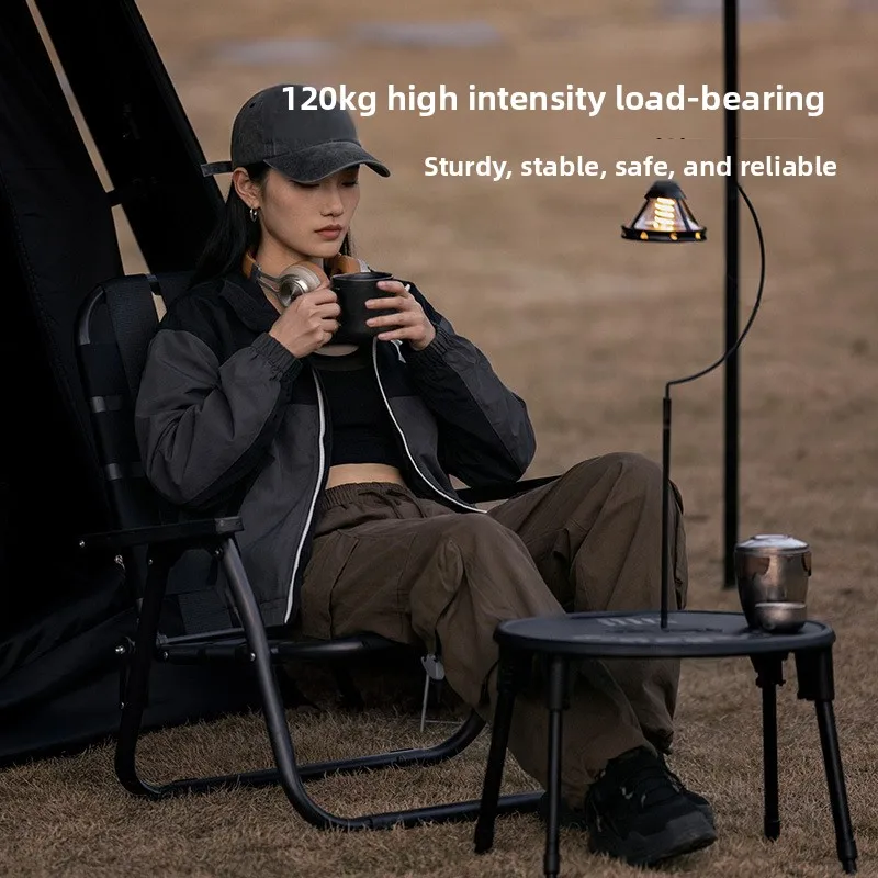 

Складной стул BlackDog Weaving Words для кемпинга, рыбалки, пикника, пляжа, кофе-брейков, портативный.