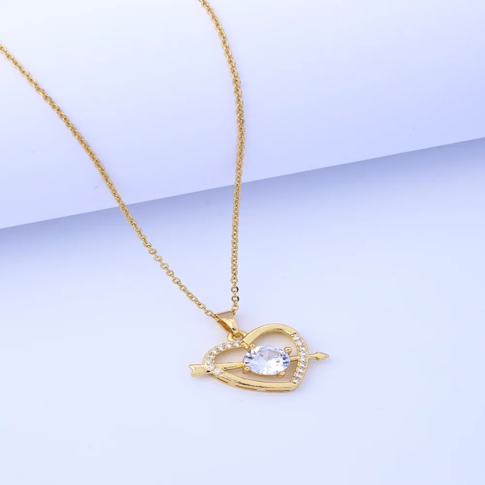 قلادة جميلة للنساء - قلادة حب على الطراز الياباني والكوري، سلسلة ترقوة فاخرة خفيفة، هدية مثالية لها، فيرسا