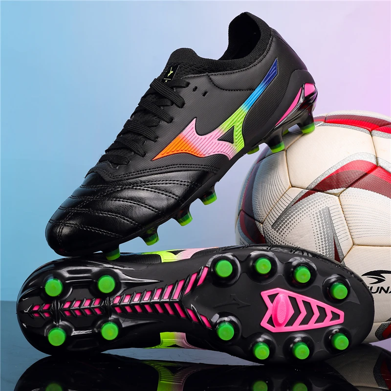 Men's Soccer Shoes Indoor Adult Non-Slip Football Boots Match Ultralight Sport Cleats Futsal Grass Training Crampons De Football