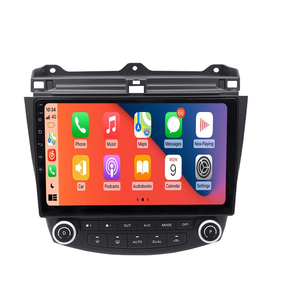 2 din Android 11 Auto Radio for Honda Accord 7 2003-2008 Carplay 4G Car Multimedia GPS 2din autoradio Wifi Steering wheel