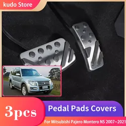 Foot Pedals for Mitsubishi Pajero V80 NS Montero Shogun 2007~2021 No Drilling Fuel Rest Brake Accelerator Car Interior Acessorie