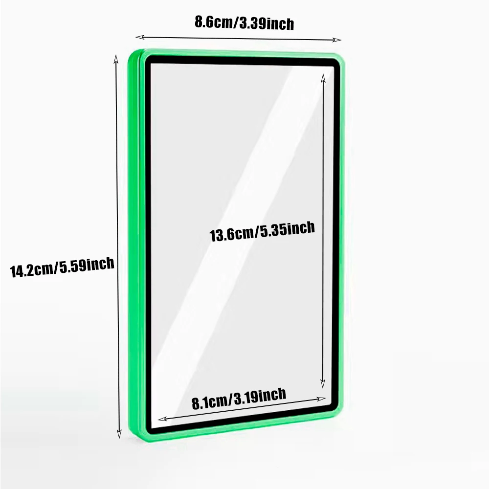 Aluminum Alloy Multicolor Trading Card Protect Case with Stand, For PSA BGS Graded Card, Support Horizontal and Vertical