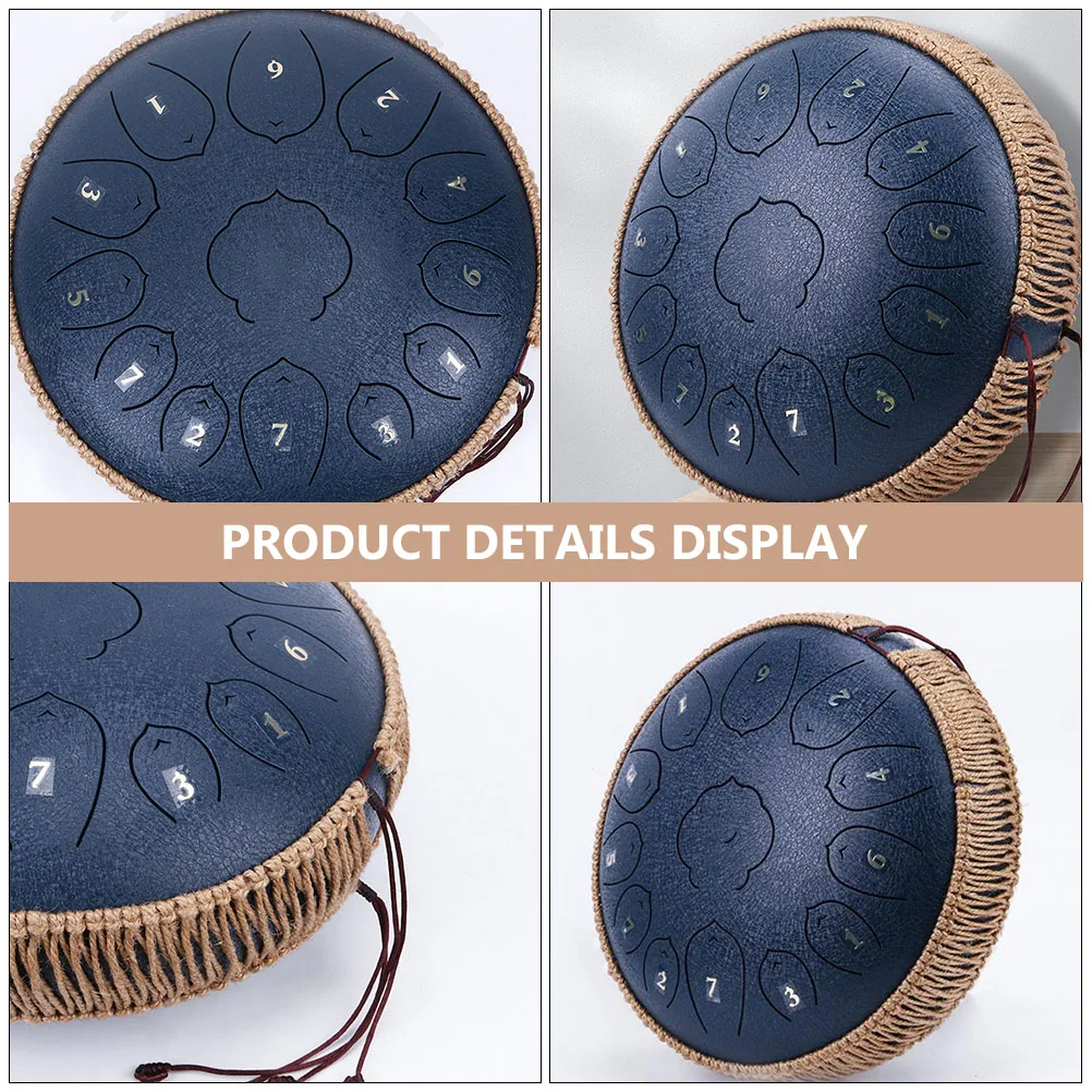 

Macrame Rope Ethereal Drum Decorative Elegant Tongue Brown Arts Craft Decoration