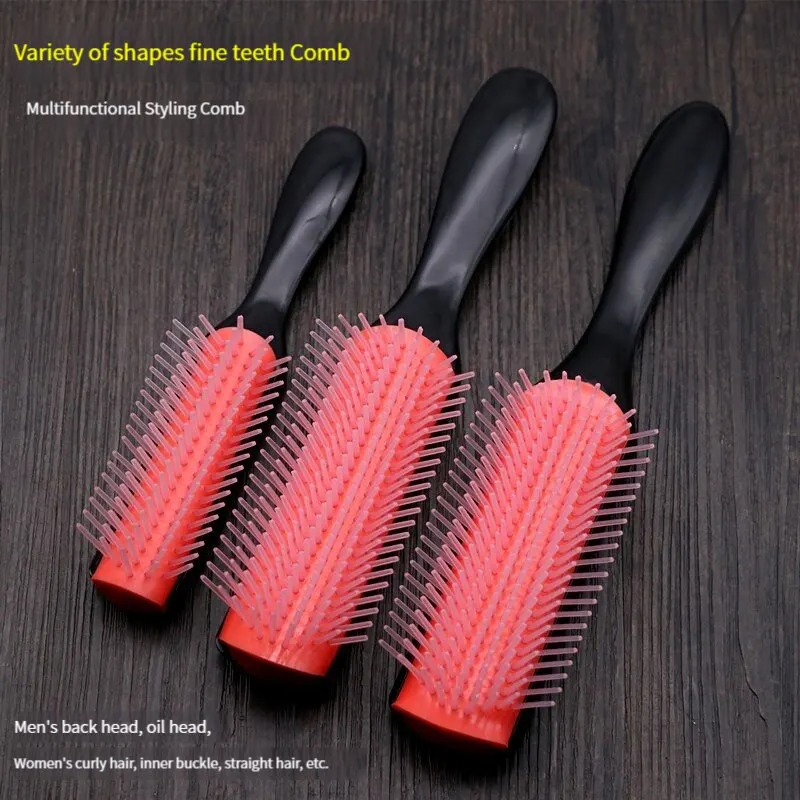 Hairdressing TT Comb Stylist Comb Massage Straight Hair Removable Nine Rows Of Combs Professional Hairdressing Tools Massage