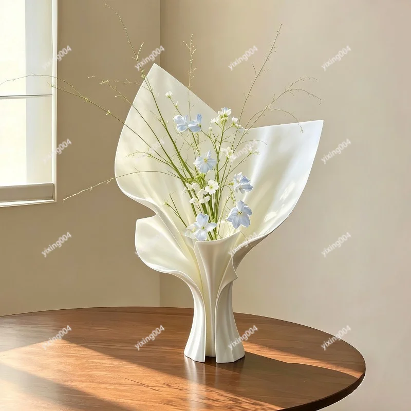 Decorative Flower Vase for Living Room Hydroponic Floral Display Home Tabletop Ornament