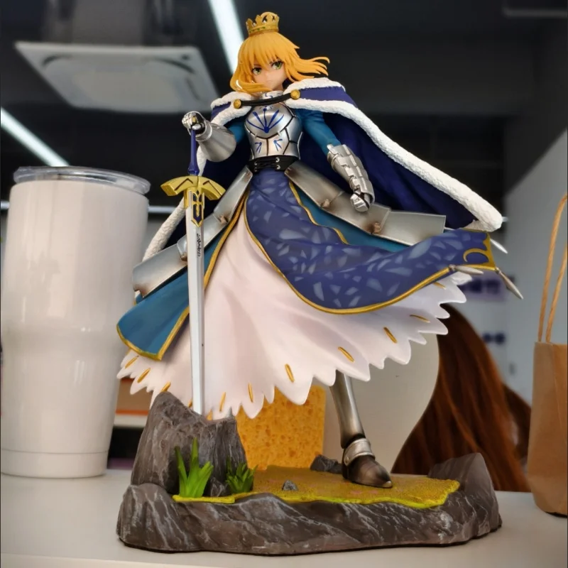 

В наличии 27 см Fate/Stay Night Altria Pendragon Deluxe Edition Fgo японского аниме ПВХ фигурка игрушка игра Коллекционная модель