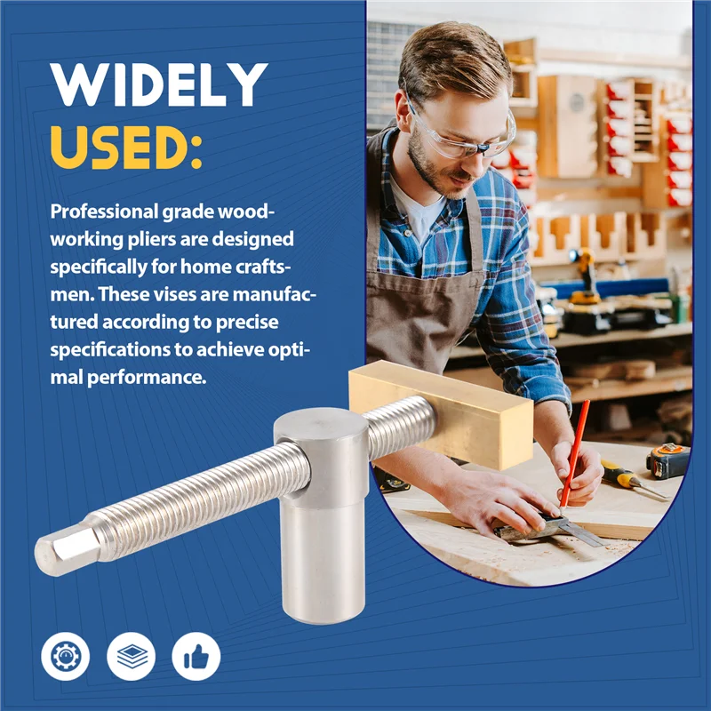 جعل النجارة قابل للتعديل سطح المكتب كليب مع 4 قطعة ثقوب الكلب توقف ، كليب المشبك تركيبات ملزمة مقاعد نجارة أدوات النجار #3