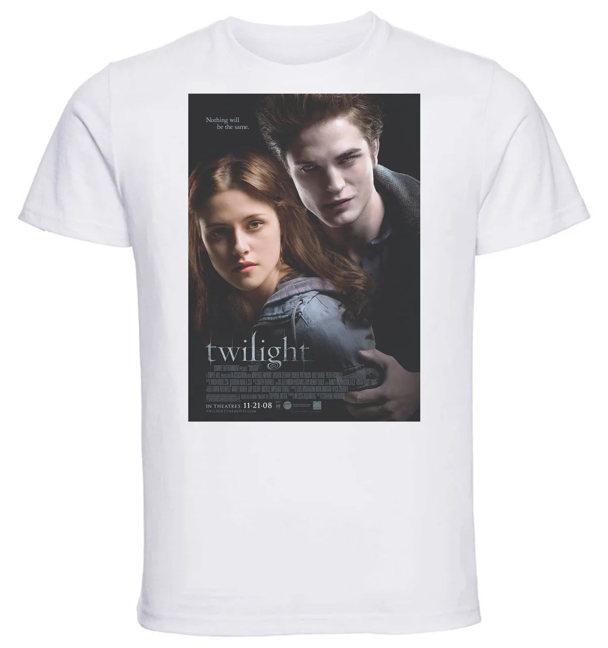 

T-shirt Unisex - White - Playbill Film - Twilight 1