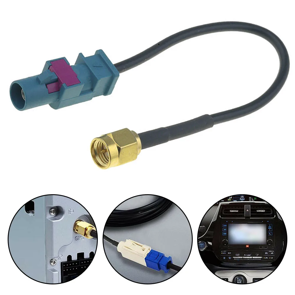 Antenna Adapter Cable Fakra-Z Male To SMA Male For GSM GPS Navigation FM AM Radio Satellite Radio DAB TV