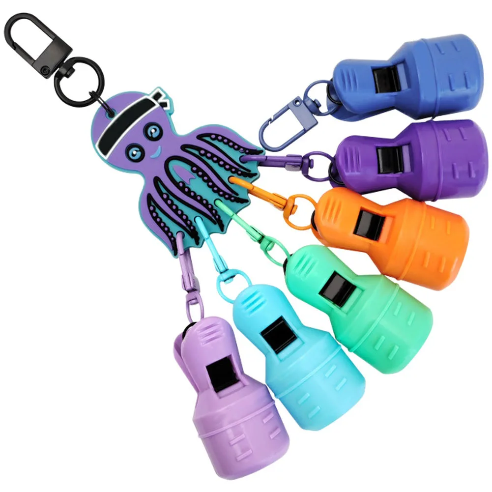 6 قطع من أغطية الحماية لخطافات الأخطبوط EGI مع ثقوب مناسبة لمظلة الحبار والروبيان الخشبي #3