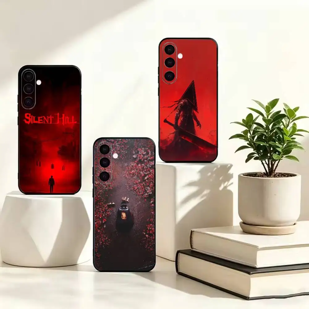 Horror Games S-Silent Hill   Black Soft Silicone Phone Case for Samsung A73 A72 A53 A52 A32 A31 A22 A21 A20