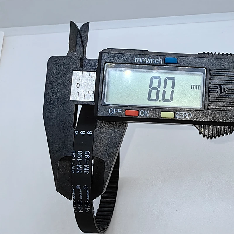 2pcs เครื่องดูดฝุ่น 3M-198-8 เข็มขัดสําหรับ Tineco/Dreame/Aveeno/Whirlpool/SUPOR ความยาว 198 มม.กว้าง 8 มม.อุปกรณ์ซ่อม