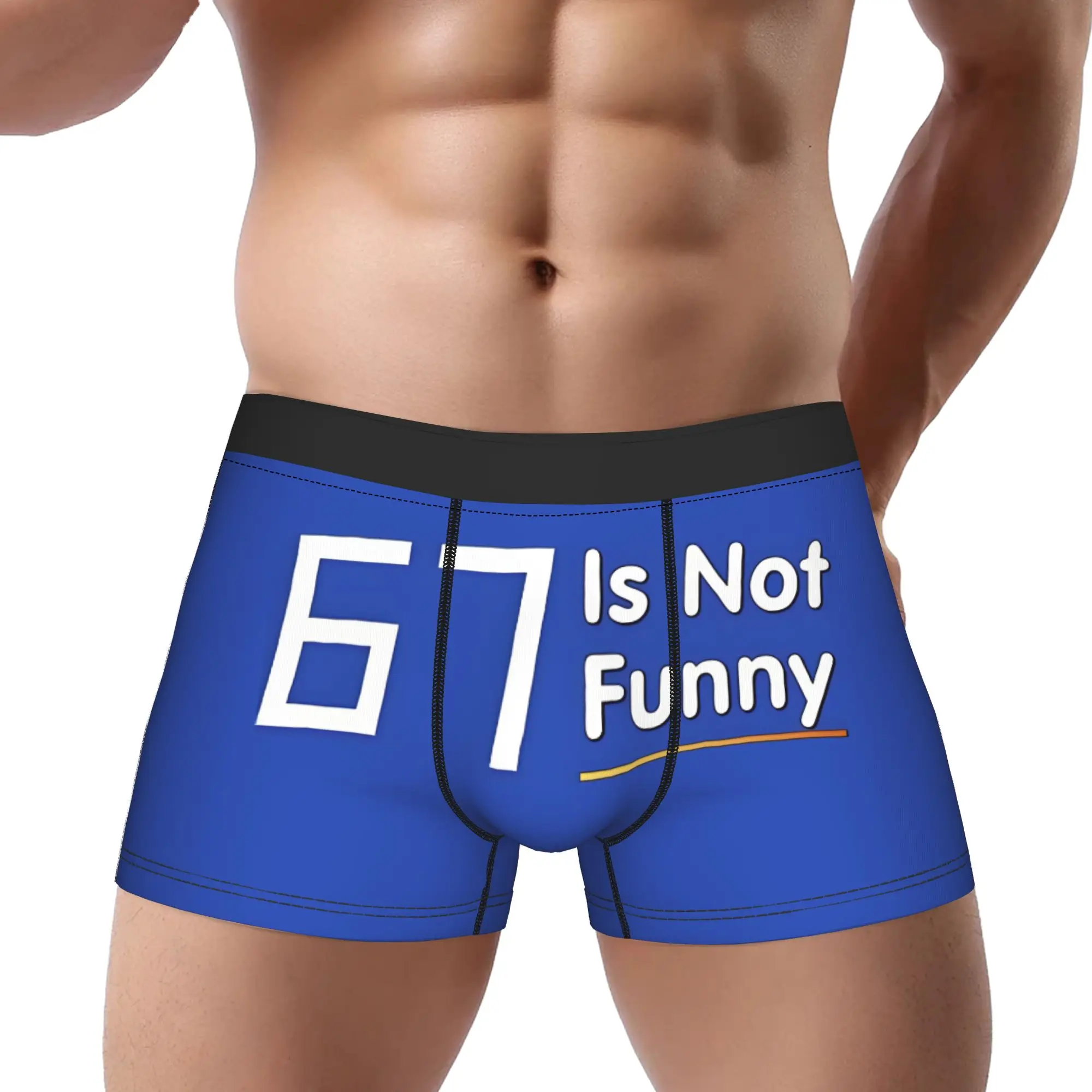 

67 meme Is Not 67 Underpants Homme Panties Men's Underwear Ventilate Shorts Boxer Briefs