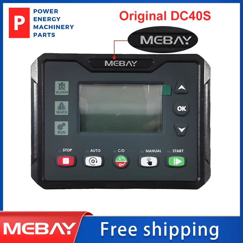 

Original DC40S Mebay Controller Diesel Gas Gasoline Generator Engine Control Module Panel self start controller