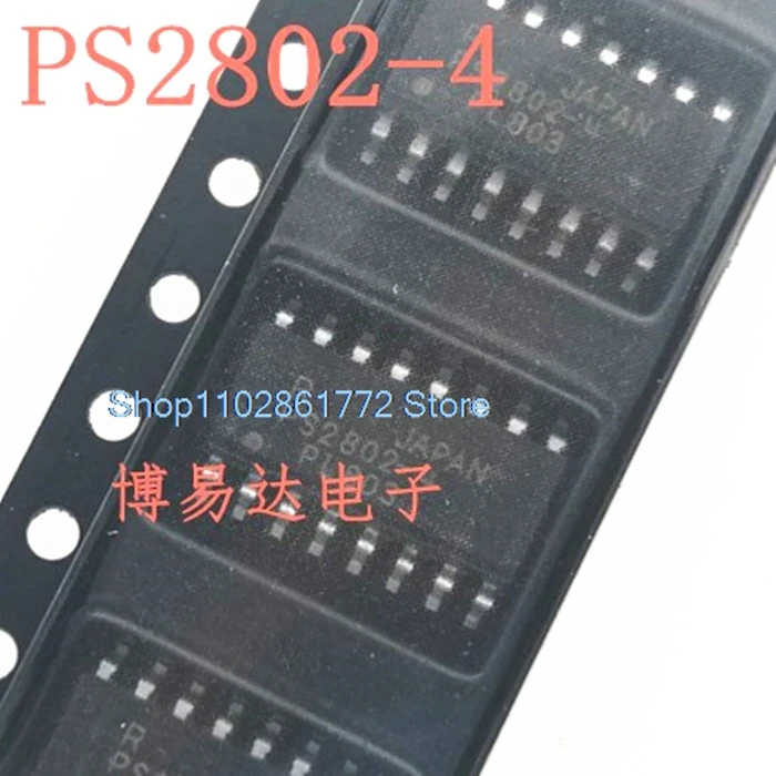 (10PCS/LOT)  PS2802-4 PS2802 SOP16