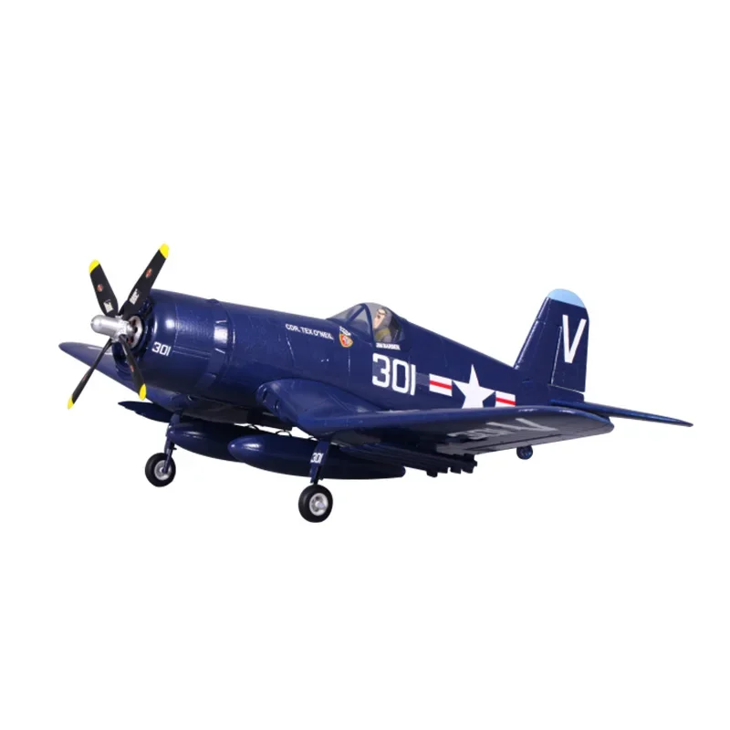 FMS 800mm F4U Corsair V2 RC Airplane Blue PNP Radio Control Warbird Brushless ESC RC Model Plane Aircraft Outdoor 6 Minutes