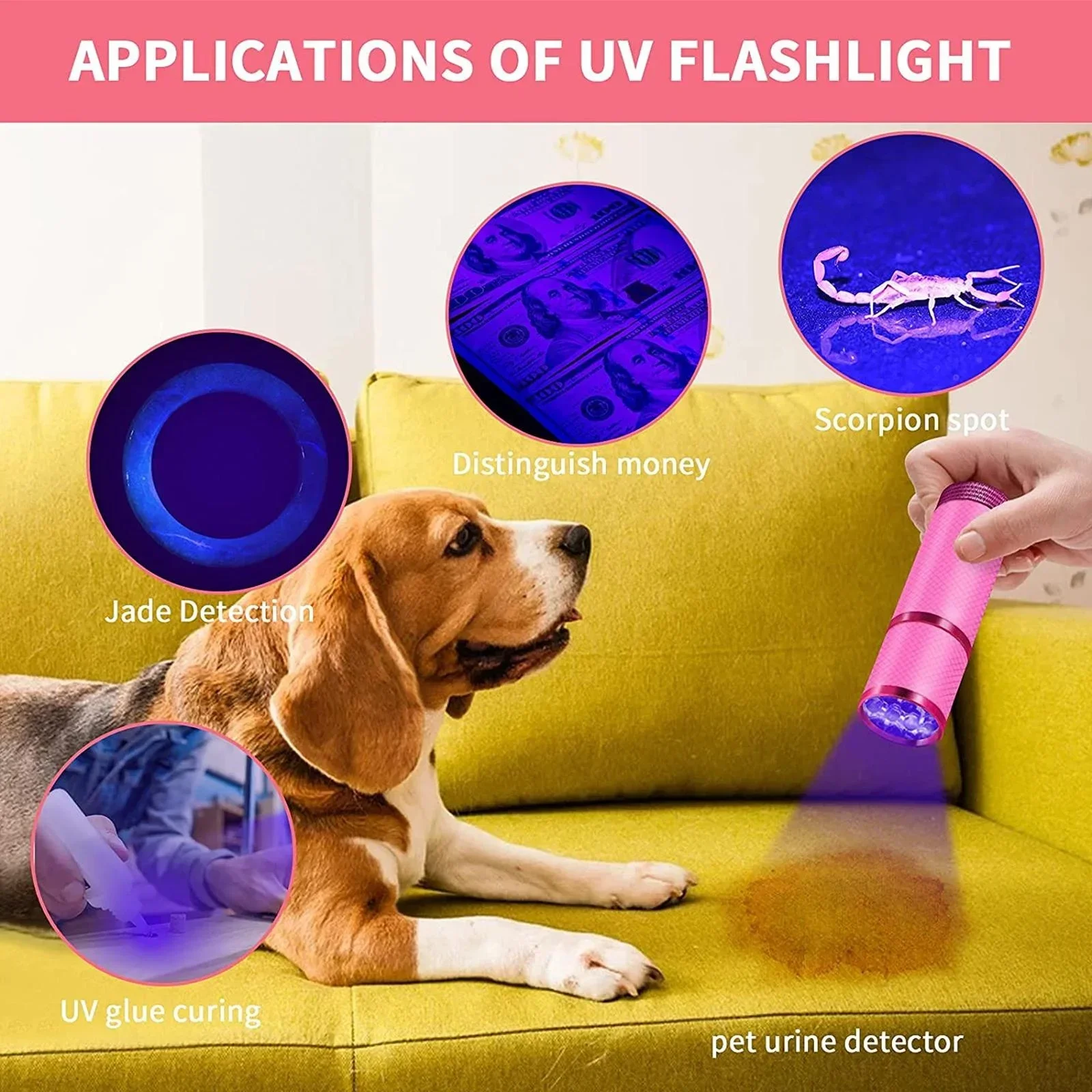 Siliconen kop Draagbare nagelgereedschappen LED UV-drooglamp Mini compact ontwerp Duurzame nagelsalonapparatuur