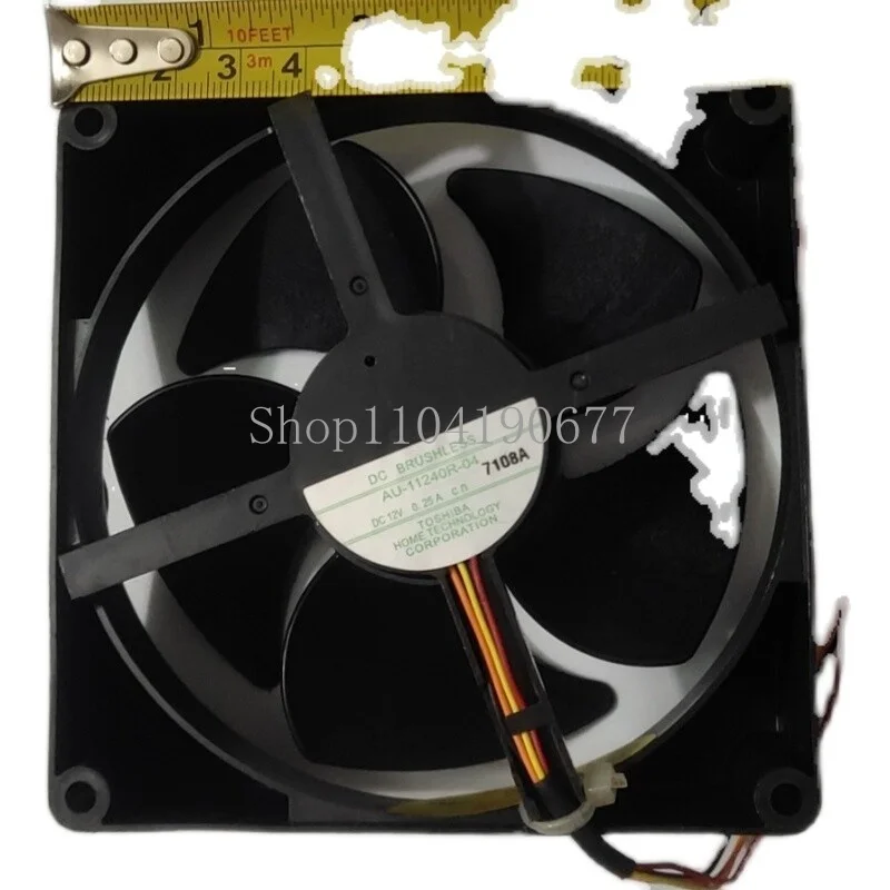 Cooling Fan Motor AU-11240R-04 12V 0.25A BRUSHLESS For Toshiba Refrigerator ~ ~