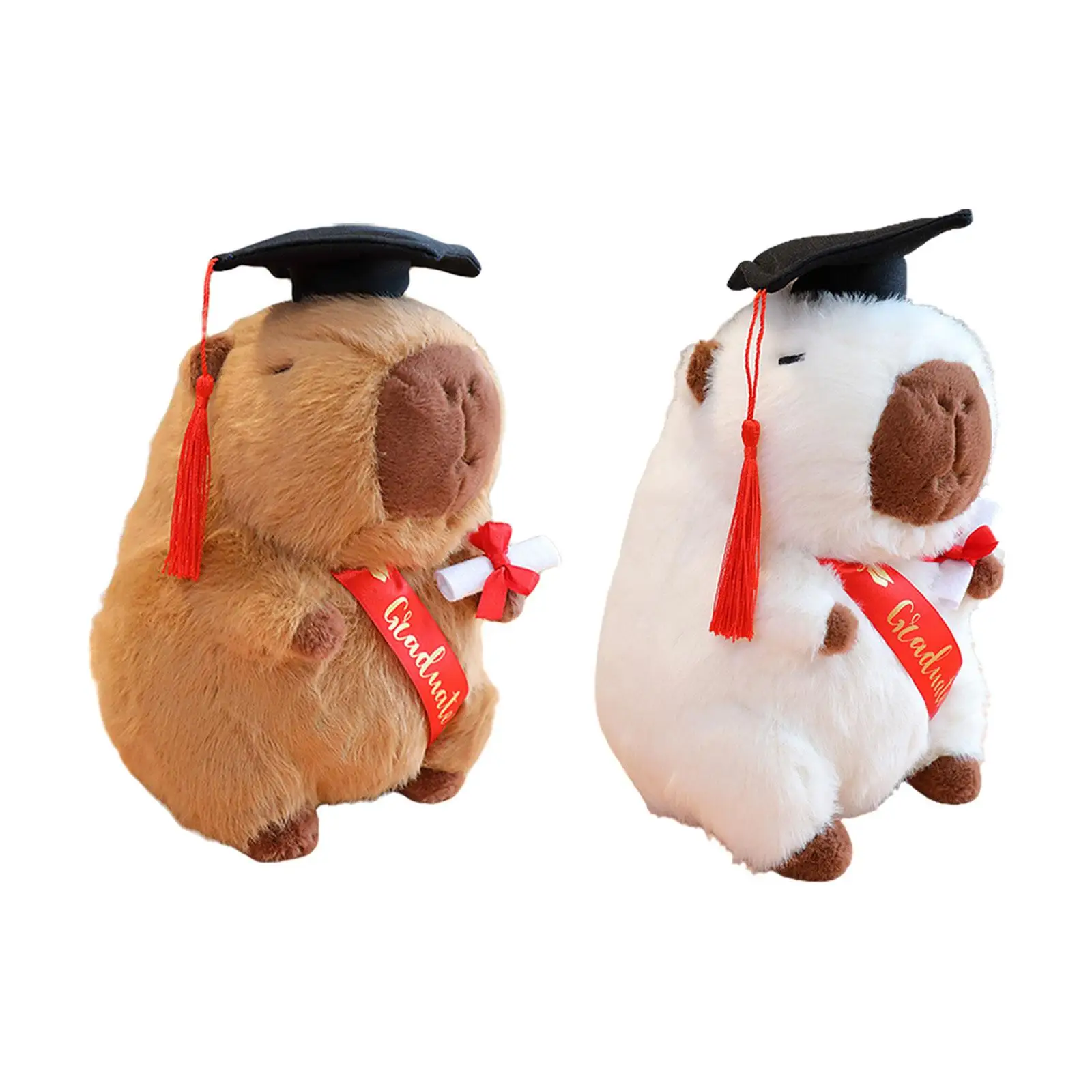 Capybara-Puppenspielzeug, bequem, 25 cm, Stofftiere, Plüsch-Capybara-Spielzeug für Geburtstag, Familie, Ihr Freund, Schlafzimmer, Kinder