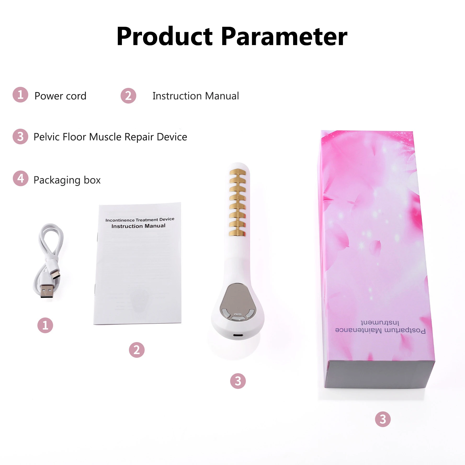 Pelvic Floor Muscle Stimulator Kegel Exerciser Vaginal Trainer For Women Incontinence Improvement Intimate Care Tightening Devic