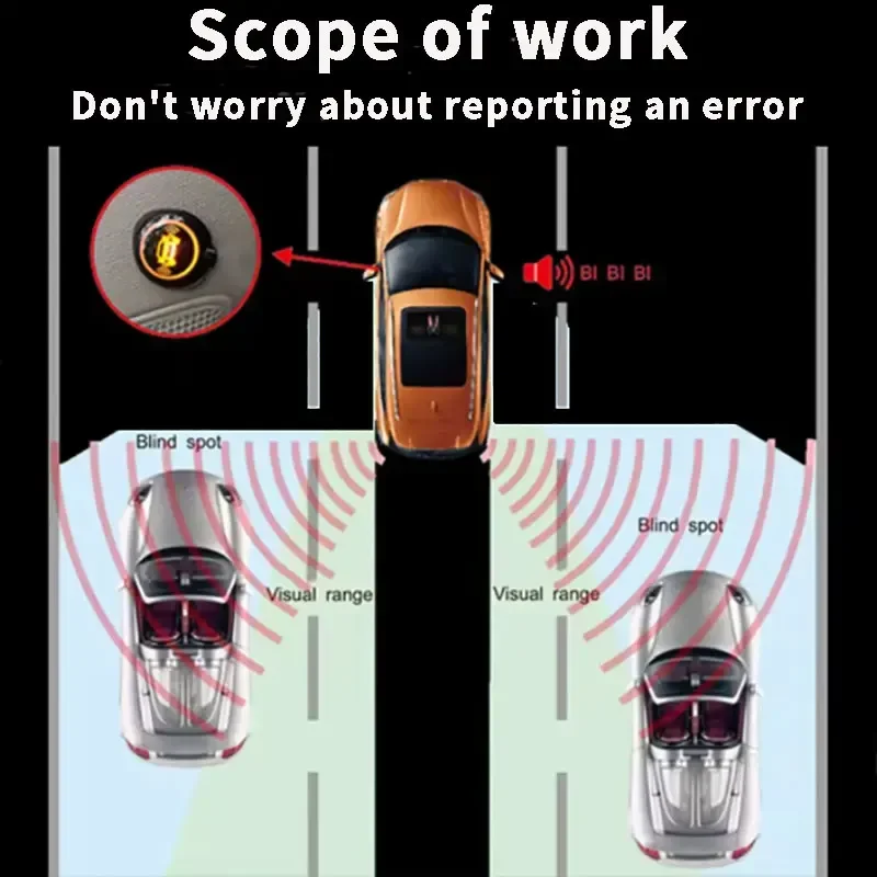 24Ghz Millimeter Wave Radar Change Lane Safer BSM Blind Spot Monitoring Assistant BSD Blind Spot Detection System BSA