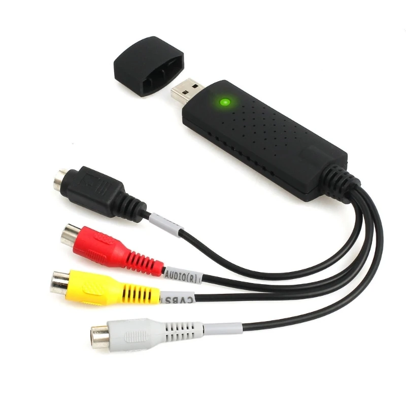 Video Converter USB 2.0 Device for Old VHS VCR Hi8 to Digital