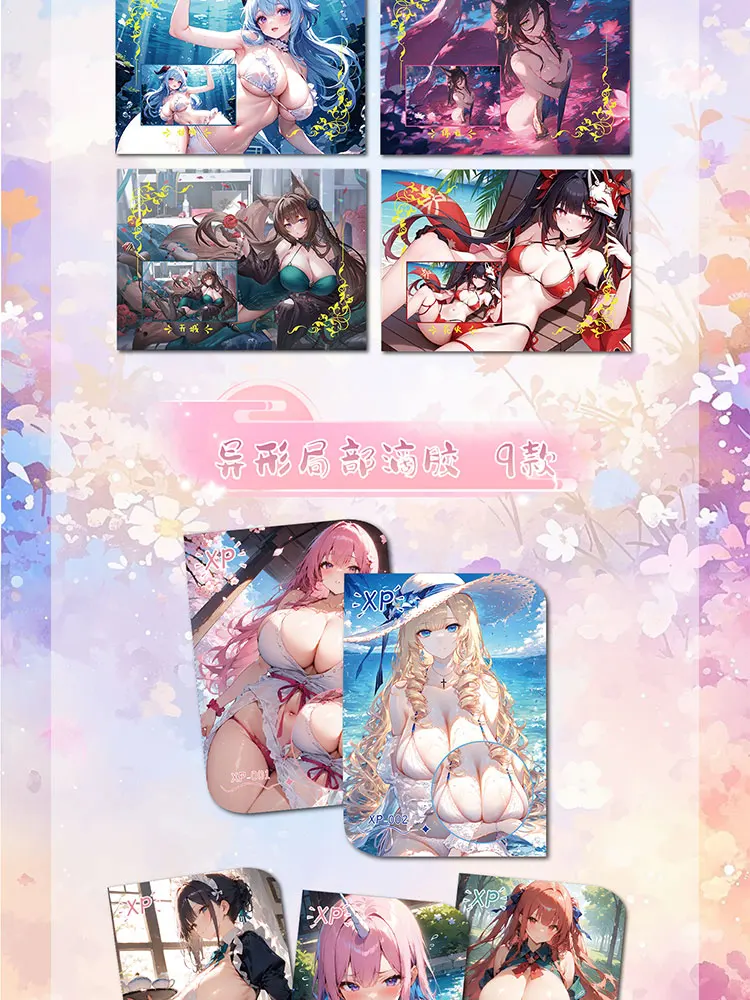 Nuovo Witch Card Club "HMPH HUM" Wave 2 Carte della storia della dea Waifu Box CCG ACG Costume da bagno Bikini Festa Doujin Giocattoli e hobby Regalo