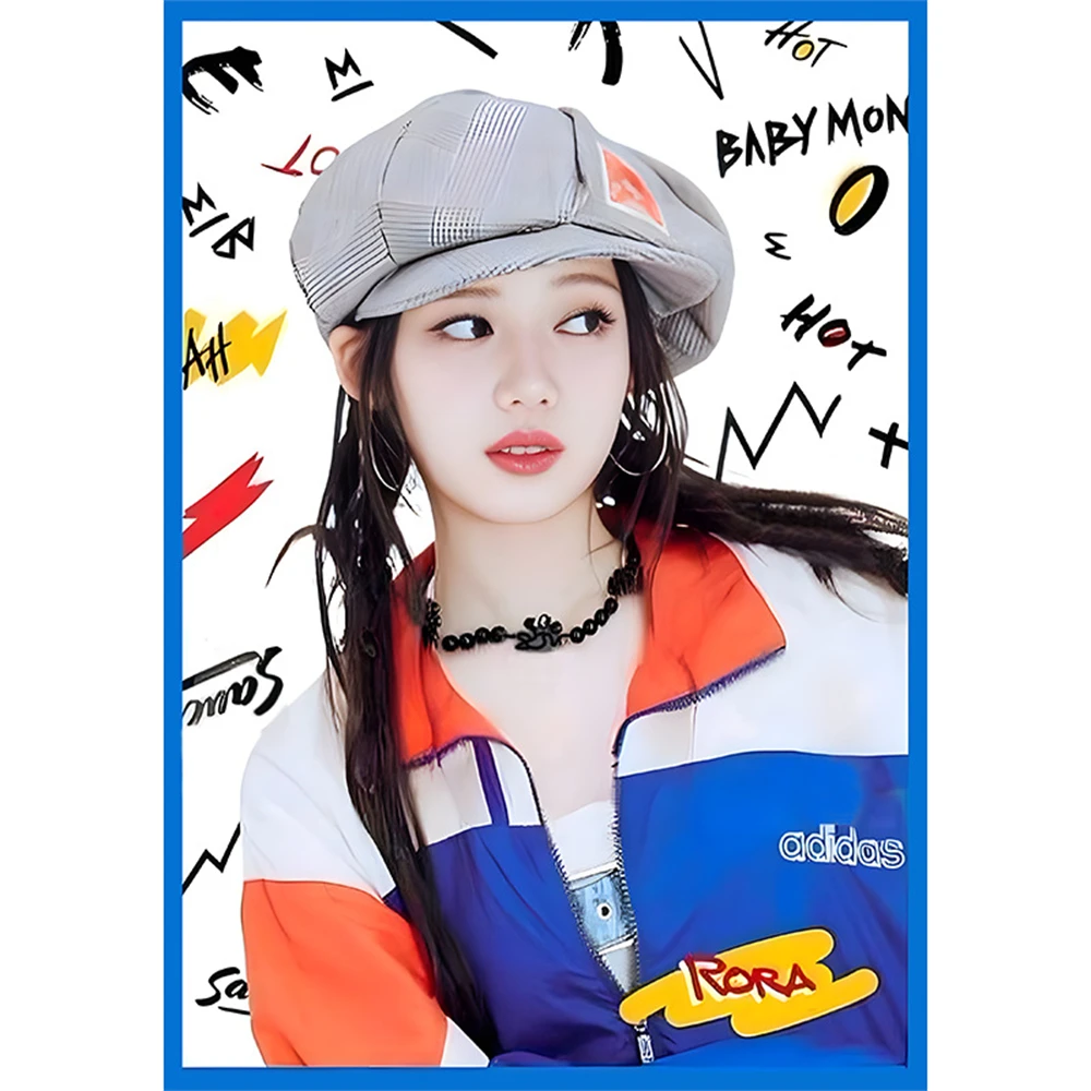 1 قطعة KPOP Babymonster المشارك الساخن صلصة ألبوم عضو ذاتية اللصق ملصقات الحائط AHYEON RUKA RORA غرفة ديكور اللوحة المشجعين الهدايا
