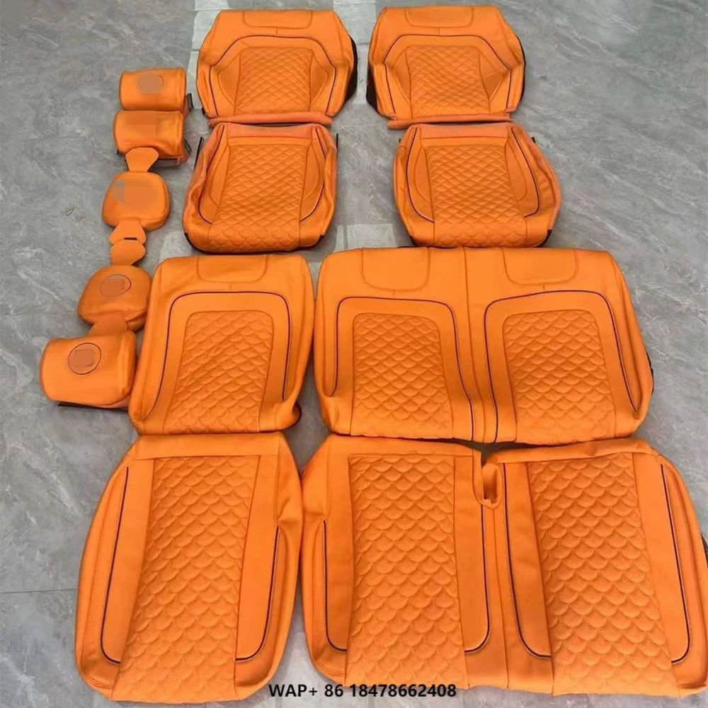 

G Wagon Full Set Leather Seat Cover High-end Customization Colors Patterns for Mercedes Benz G350 G500 G63 W463 W464 W465