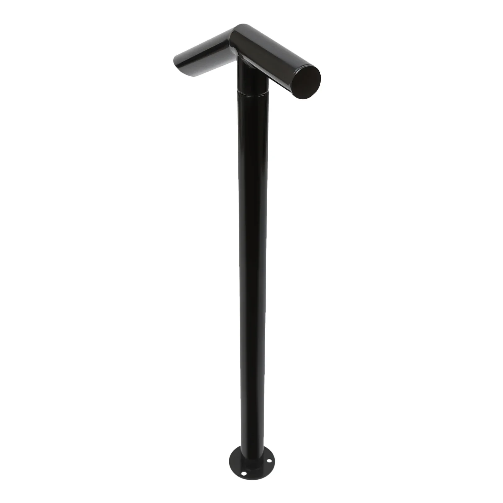 96/102cm Handrail Single Post Stair Railing 220lbs Load-bearing Ladder Type For Stairs 1-2/2-3step