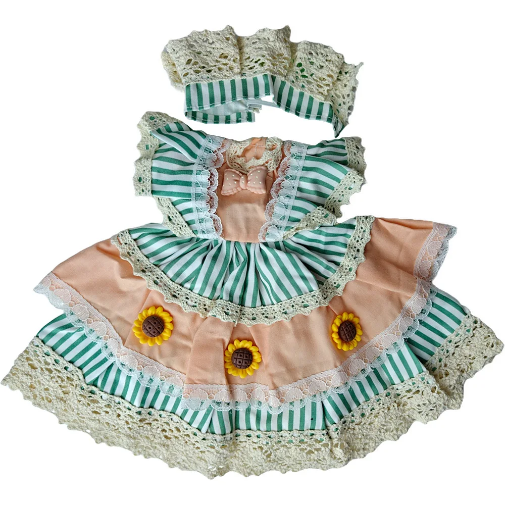 Vestiti carini per le bambole 30 cm con cappello per 1/6 12 pollici Bjd vestiti per le bambole cameriera uniforme signore vestito cosplay ragazza copricapo calzini regalo