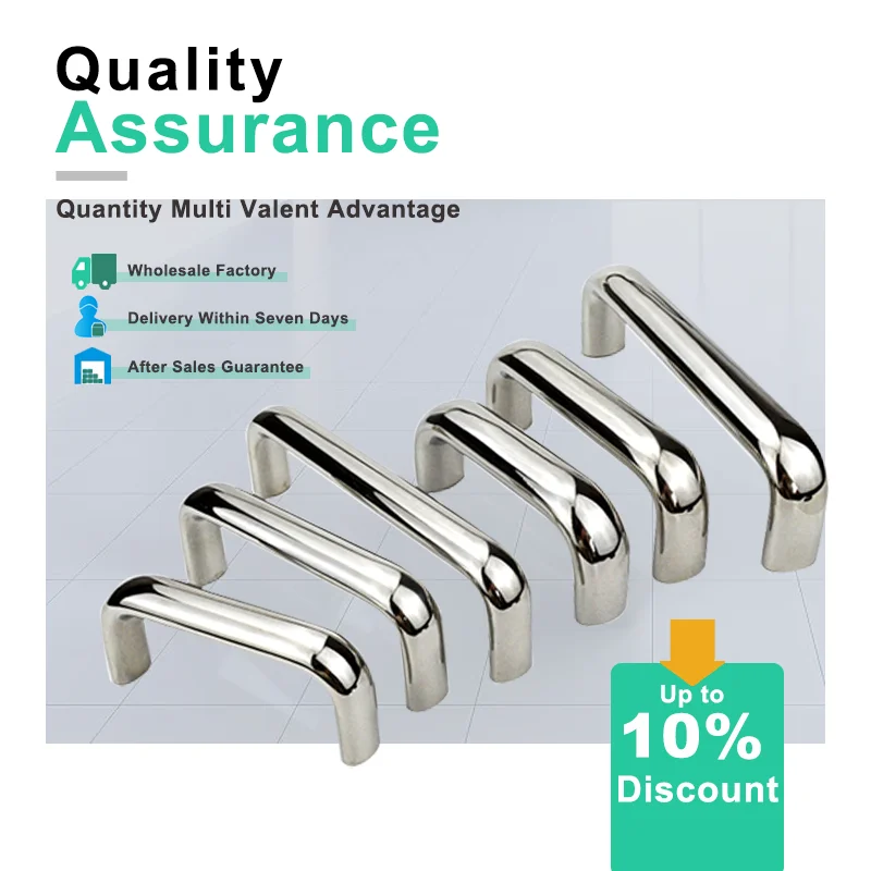 

304 Stainless Steel Solid Oval Handle Suitable For Industrial Chassis Cabinet Doors And Automation Machinery Facilities