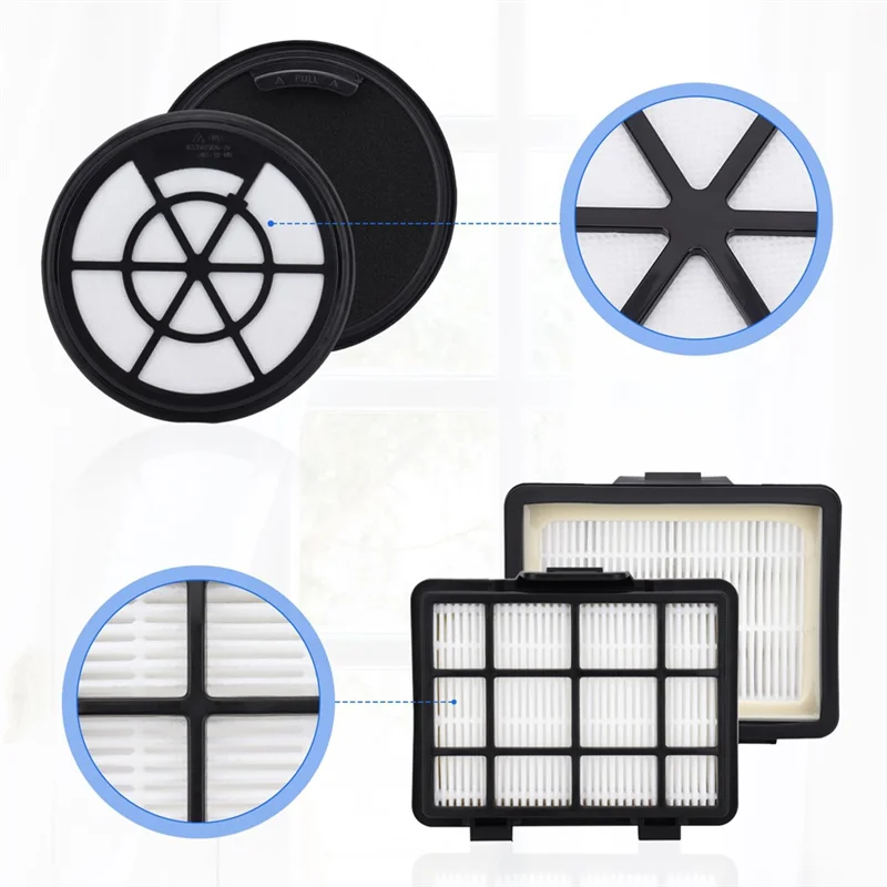 B84B-For  Series 2 Vacuum Cleaner BGC05A220A,BGC05A320,BGS05AAA2/01,BGS05A220/02 Hepa Filter Motor Protection Filter