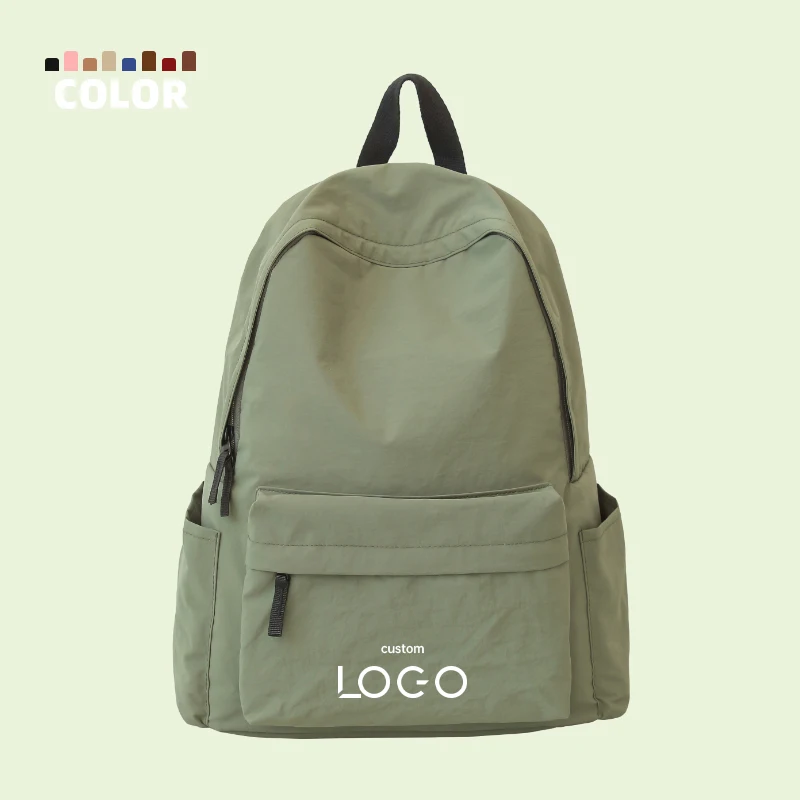 

High-end customized logo schoolbag girls personalized diy ultra-lightweight large-capacity junior high school student backpack