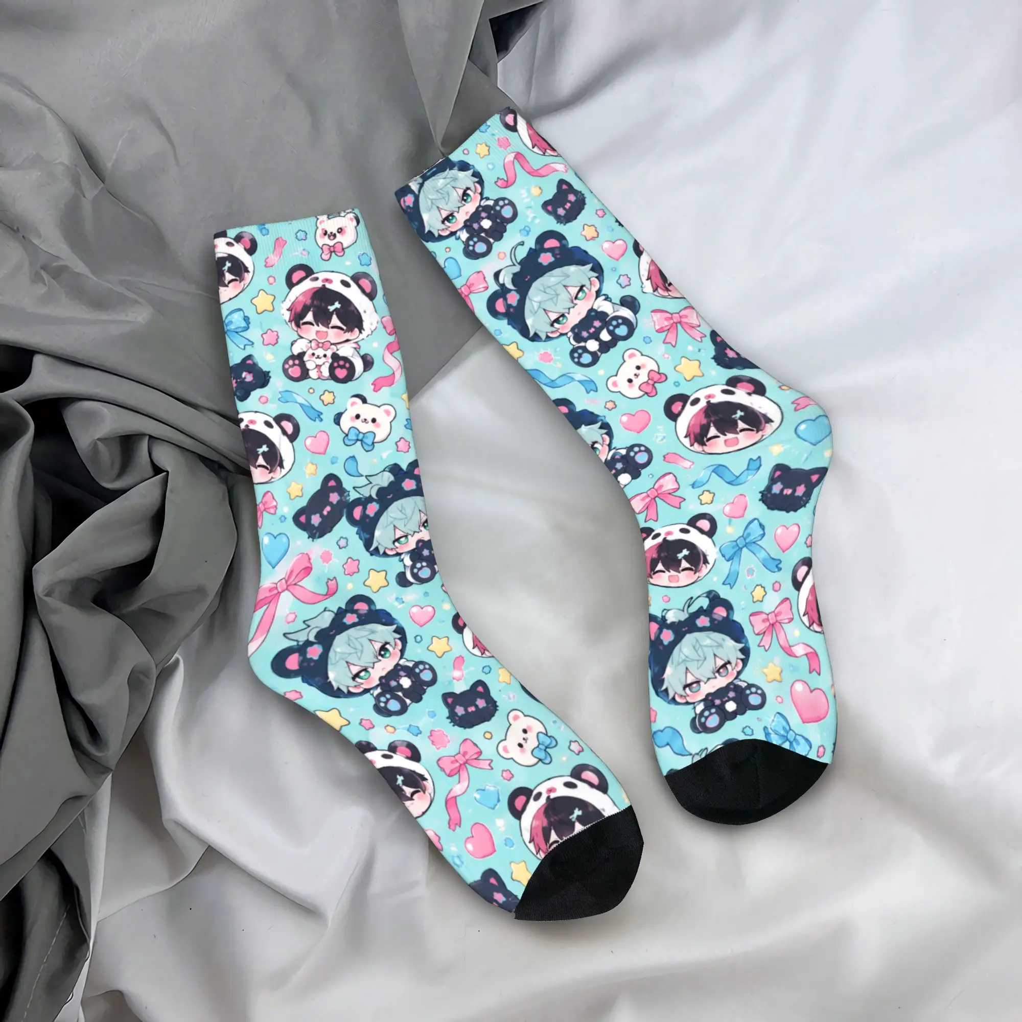 Ivantill Till Alien Stage Chibi Graphic Socks  Fashion Stockings Couple Soft Cycling Socks Winter Custom Anti Slip Socks
