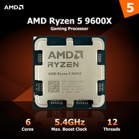 AMD Ryzen 5 9600X AM5 Desktop CPU Gaming Processor with Zen 5 architecture, 6 cores and 5.4 GHz frequency
