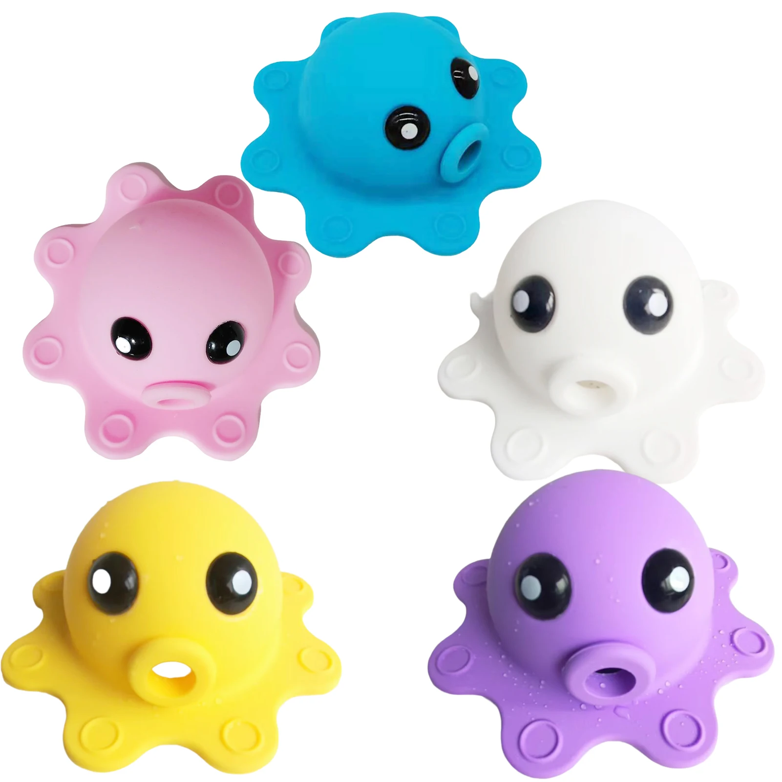 Octopus Silicone Floor Drain Cover Suction Cup Sewer Drain Cover For Home Bathroom