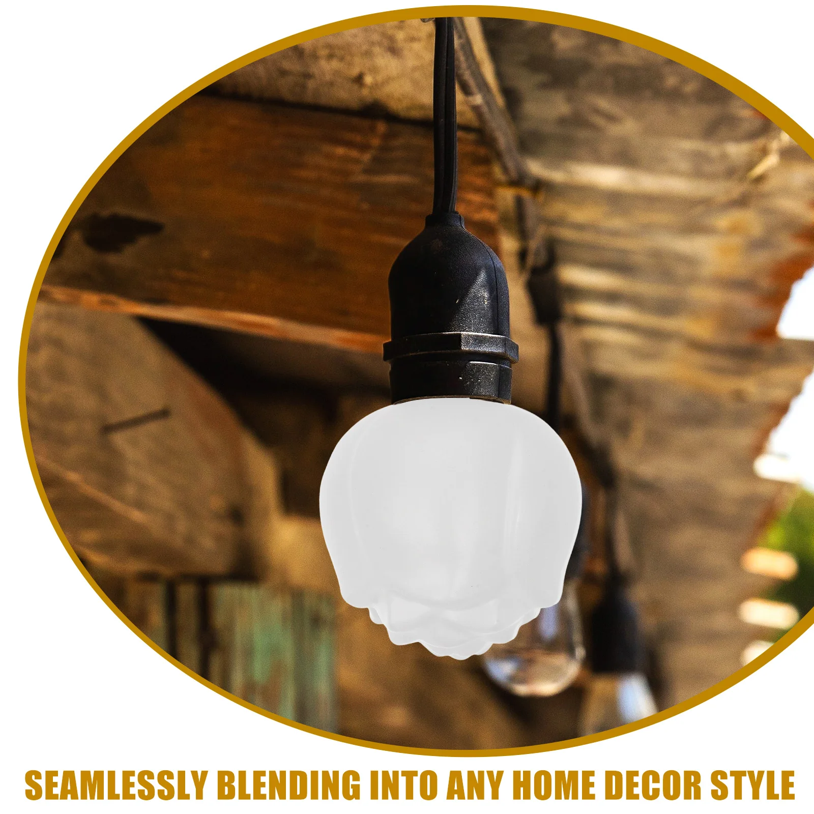 

Plastic Rose Shape Lamp Shade G4 Lamp Cover Household Replacement Lampshade Decorative Light Shade Plastic Lampshade