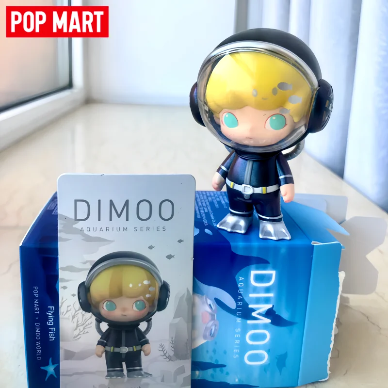 

In Stock POP MART Dimoo Aquarium Series Blind Box Creative Ornament Model Desktop Decor Toy Surprise Box Birthday Gift Toy