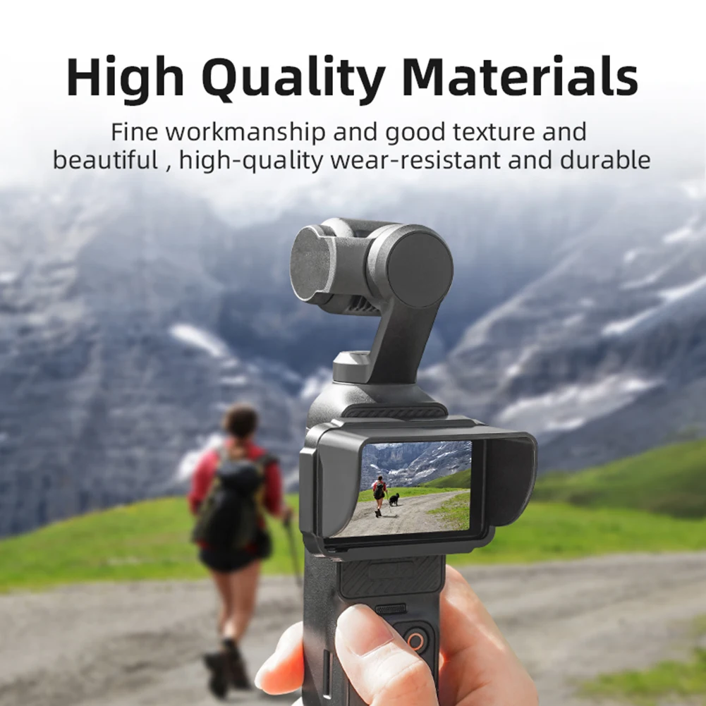 Sunshade Hood Quickly Release Sun Shade Cover Light Shielding Lightweight Screen Shade Camera Accessories for Osmo Pocket 3
